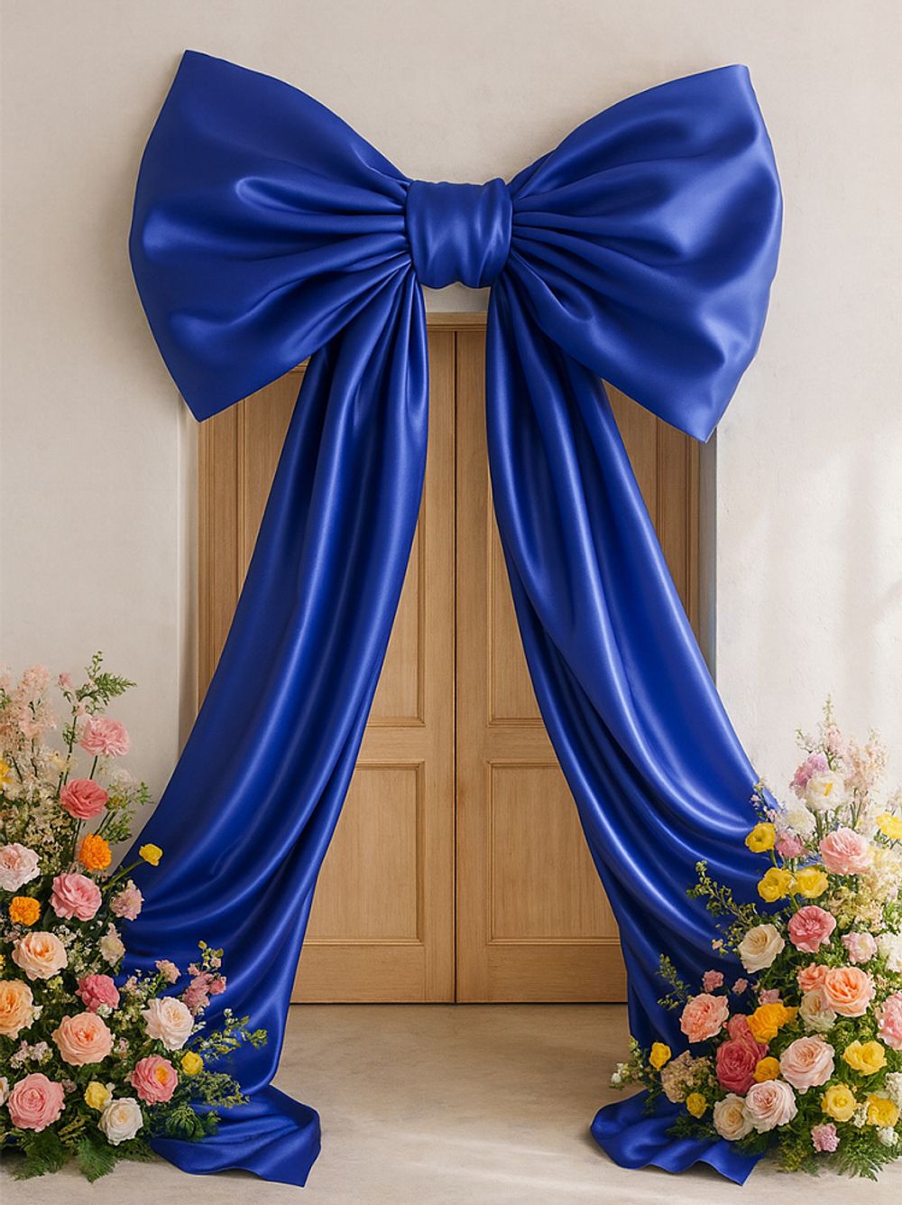 Атлас сатин 67 г/м², 150 см / 3 метра, AS.09 цв.синий