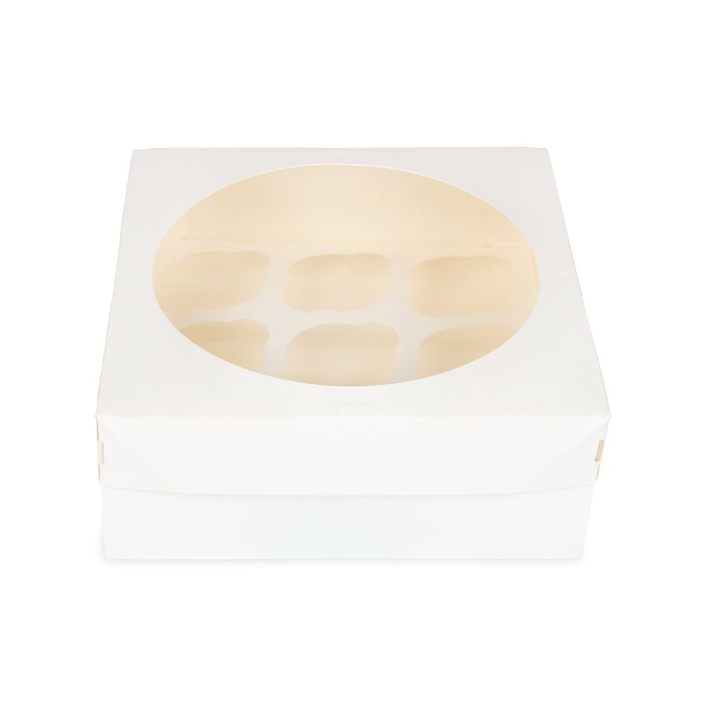 Коробка для маффинов с ложементом 25х25х10 см, S-Chief BFC-017