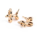 Подвеска для бижутерии собака 17х14 мм, 10 шт (5х2 шт), 02 под золото, Zlatka FMK-P09