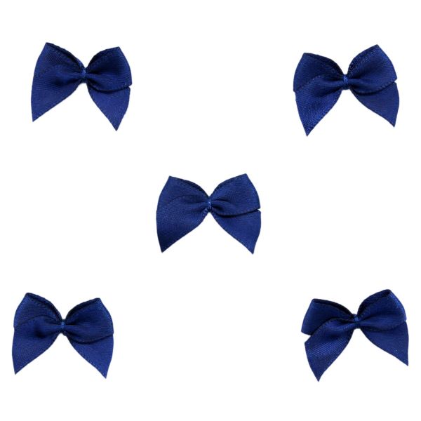 Бантики пришивные 26 мм, Arta, 061 т.синий, 20 шт