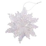 Елочная игрушка 11.5 см, 5 шт, №09 снежинка, Snoweekon SNW-D086