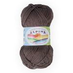 Пряжа Alpina Holly / уп.10 мот. по 50г, 200м, 923 серо-коричневый