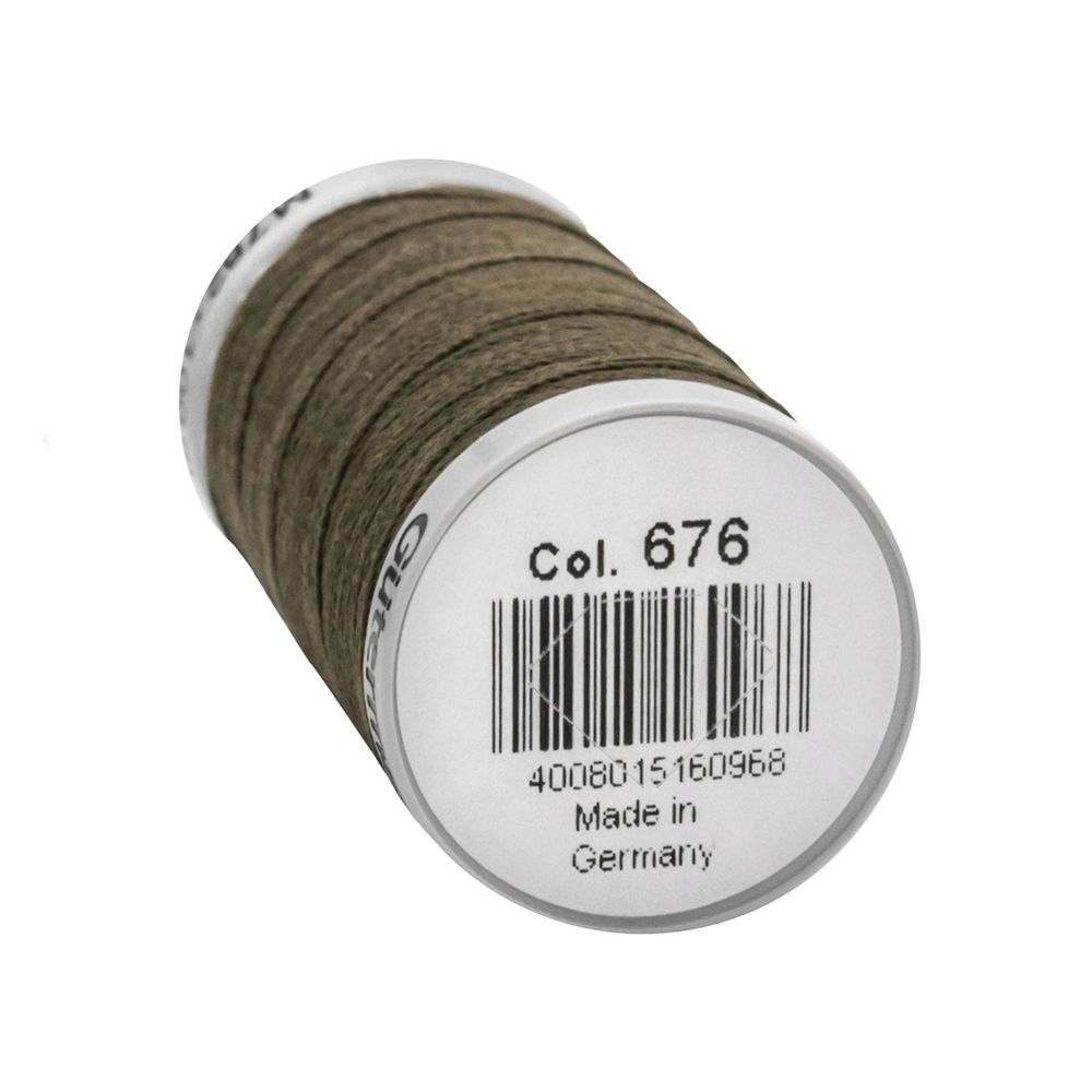 Нитки суперкрепкие Gutermann Extra Strong M782, 100м, 676 св.хаки, 5 катушек