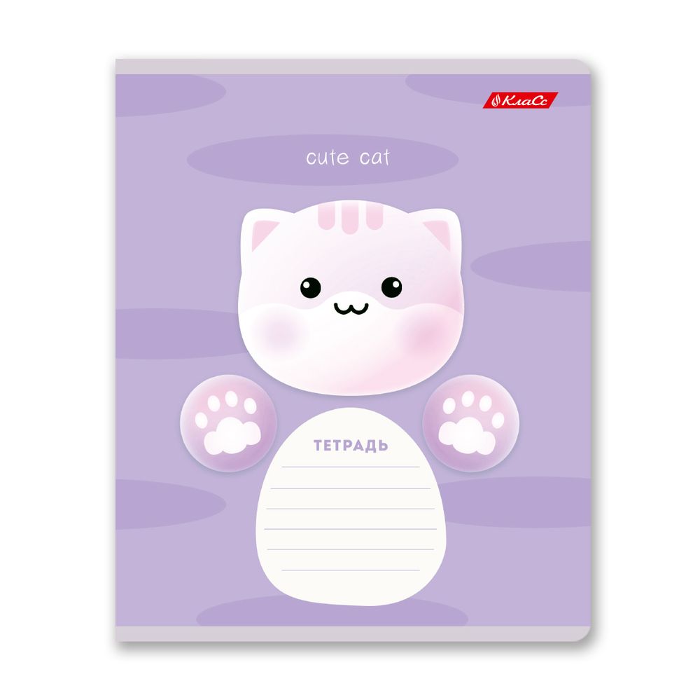 Тетрадь ученическая школьная A5+ 12 л. на скобе 65 г/м², белизна 100%, 25 шт, клетка, 000697 Глазастики, Светоч 12ТЕТк-001