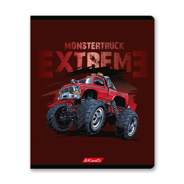 Тетрадь ученическая общая, твин лак, A5+ 48 л. на скобе, белизна 100%, 10 шт, клетка, 000323 Спорткар, Светоч 48ТСК5_8_3_1