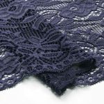 Кружево бельевое эластичное 300 мм / 13.72 м, цв. C147 т.синий
