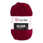 Пряжа YarnArt (ЯрнАрт) Velour / уп.5 мот. по 100 г, 170м, 847 бордовый