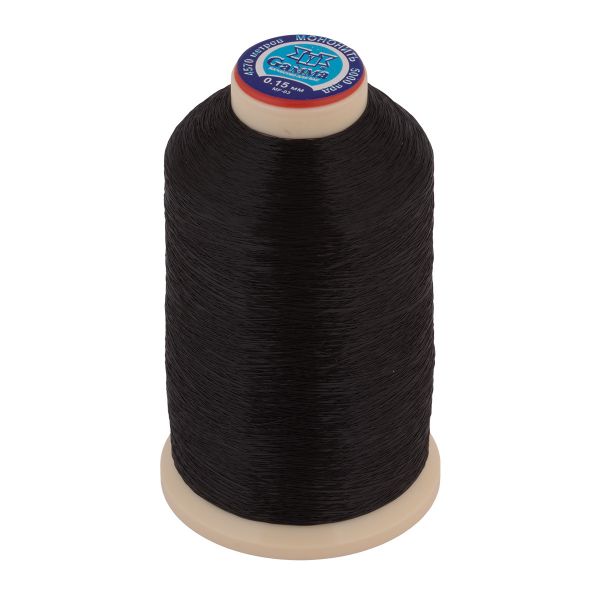 Нить прозрачная (мононить) 0.15 мм / 4570 метров, черный, Gamma MF-03