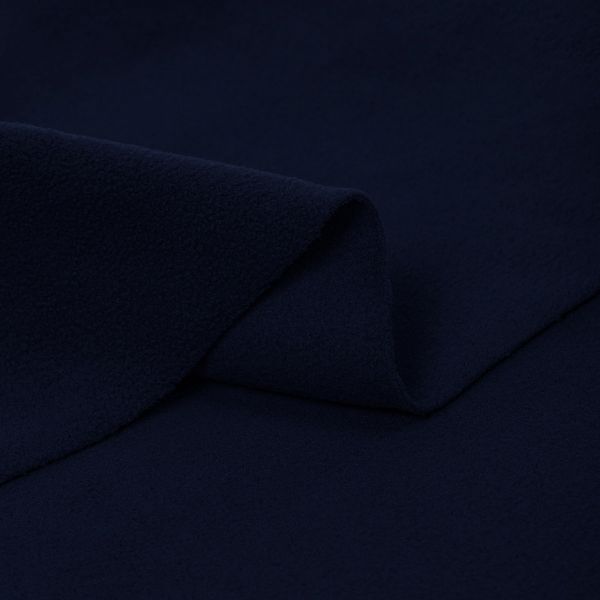 Флис 2-сторонний 190 г/м², 150 см / 2 метра, TBY-0059-058.2, цв.S058 тем.синий
