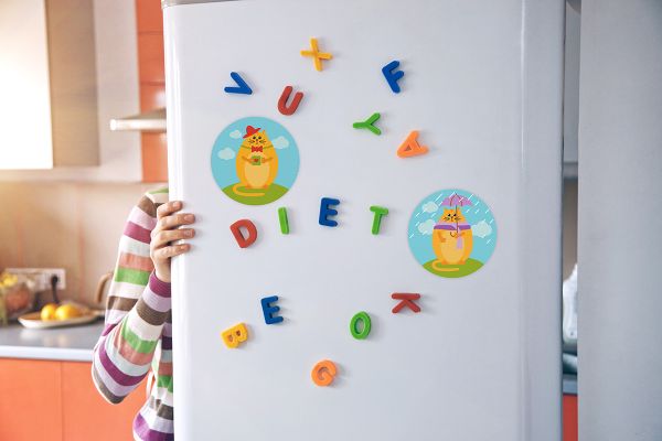 Картина по номерам Фрея PNBM-008, Рыжий котик, (на магните) 9х9 см