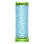 Нитки для тонких тканей Gutermann Extra Fine 150, 200м, 195 голубой лед, 5 катушек