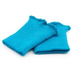 Манжеты трикотажные 6.5х9.5 см, 1 пара, тонкие, 074 бирюза