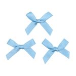 Бантики пришивные 3х2 см, 8 шт, голубой /TOS/
