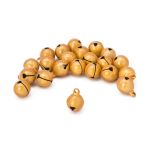 Бубенчики жемчужные 10 мм, 20 шт, Astra&Craft, QYB-004 желтый