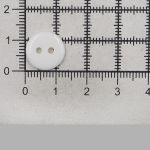 Пуговицы на 2 прокола супатная 20L (12,5мм), пластик (s.white (белый глянец)), 144 шт