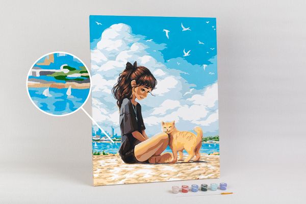 Картина по номерам Фрея PNB/PL-205, Выходной на пляже, 50х40 см