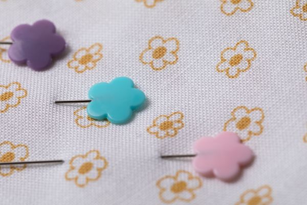 Булавки для квилтинга сталь 46 мм, 60 шт, в пластиковой коробке, Gamma PHP-20