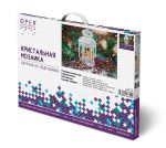 Алмазная (кристальная) мозаика Фрея, на подрамнике Рождественский подсвечник, 40х30 см