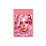 Блокнот на скобе, A6 48 л. 10 шт клетка, Розовый блеск 01732, Б261 Светоч