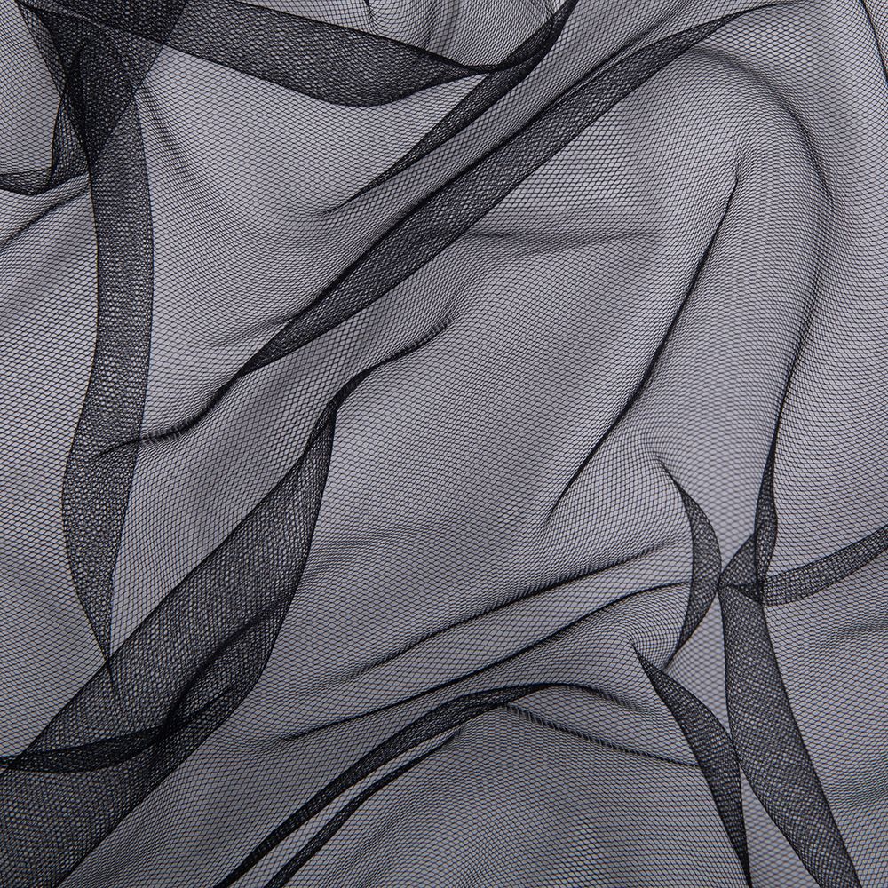 Фатин мягкий (Еврофатин) 20±1 г/м², 160 см / 5 метров, 02 черный, Gamma FTS