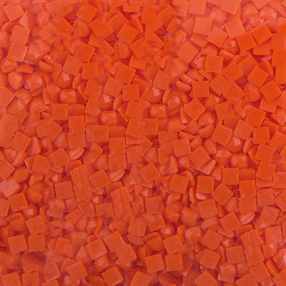 Стразы неклеевые акрил 2.3х2.3 мм, 10х10 г, /РП/, №3196 яр.оранжевый, Zlatka ZMS