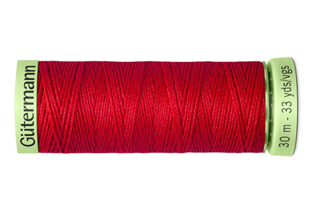 Нитки отделочные Gutermann Top Stitch, 30м, 156 красный, 1 катушка /TOS/