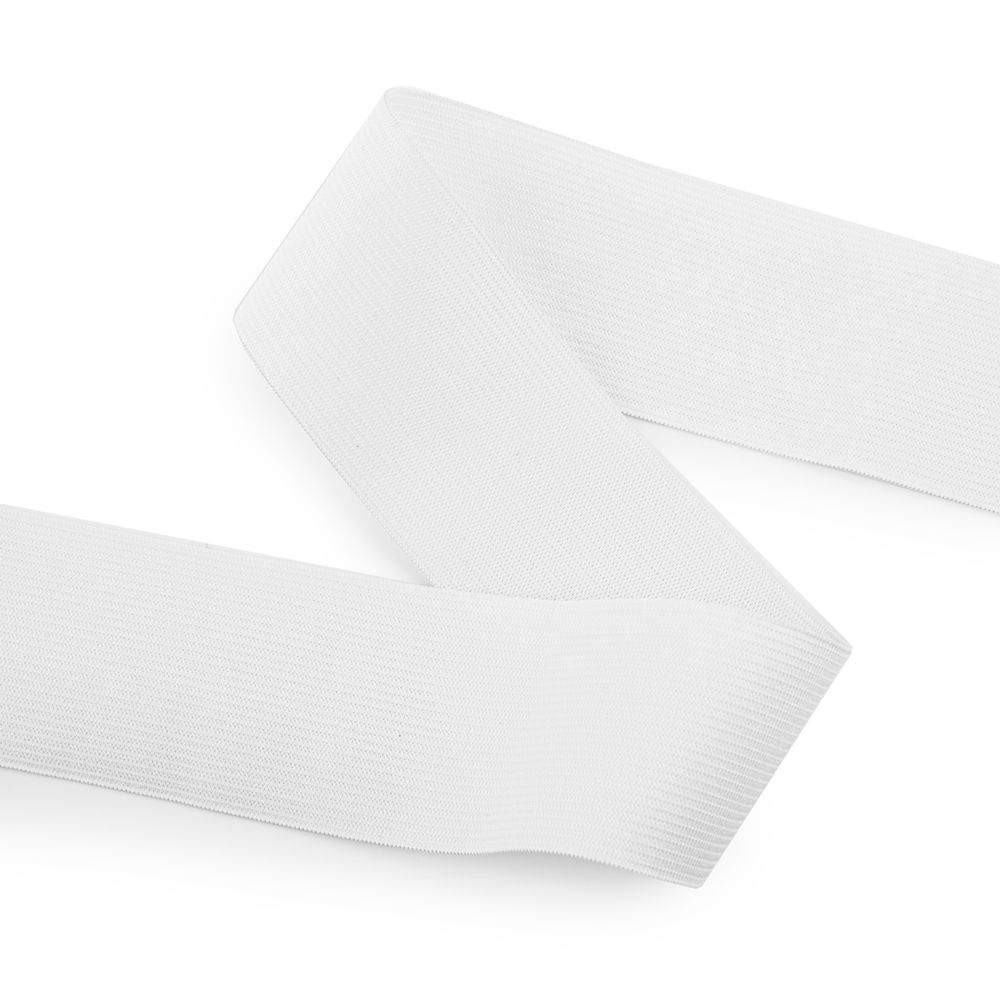 Резинка вязаная 50.0 мм / 5х1 метра, белый, Gamma 0050 Б