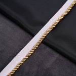 Кант витой 5 мм / 25 метров, белый/88 светлое золото, 3AR3294