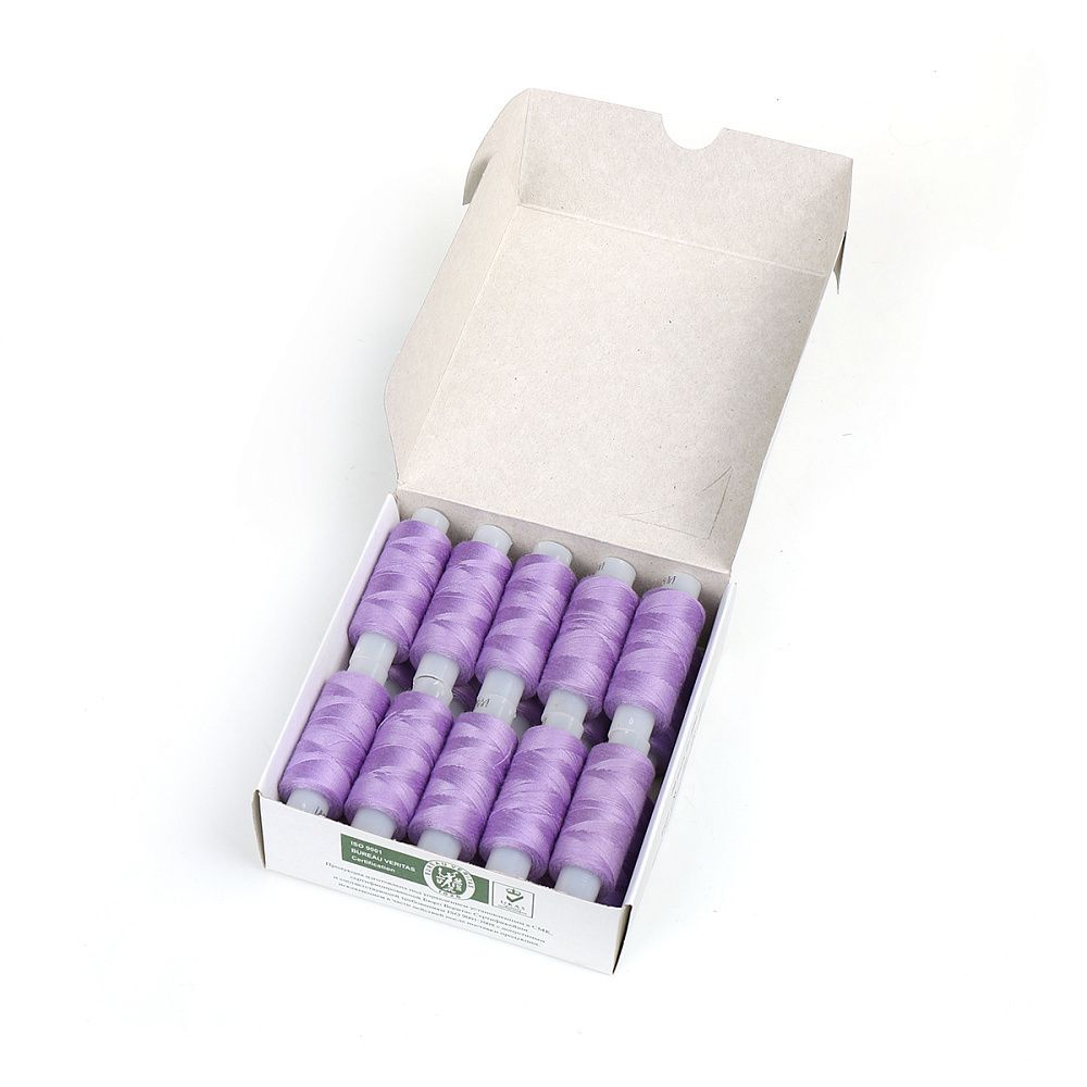 Нитки армированные ПНК им.Кирова 45ЛЛ, бытовые, 200 м / 20 кат., 1804 св.сиреневый