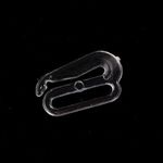 Крючки для бюстгальтера пластик 13.0 мм, 100 шт, прозрачный