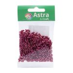 Бусины пластик (жемчуг) 3х6 мм, 15 г, Astra&Craft (бордово-фиолетовый), 4AR293/294