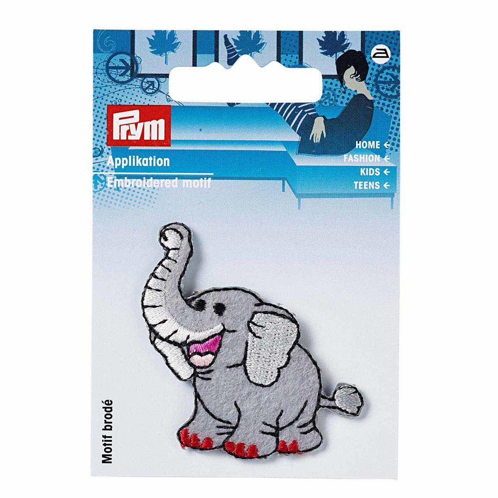 Термоаппликация "Слон" 1шт, Prym