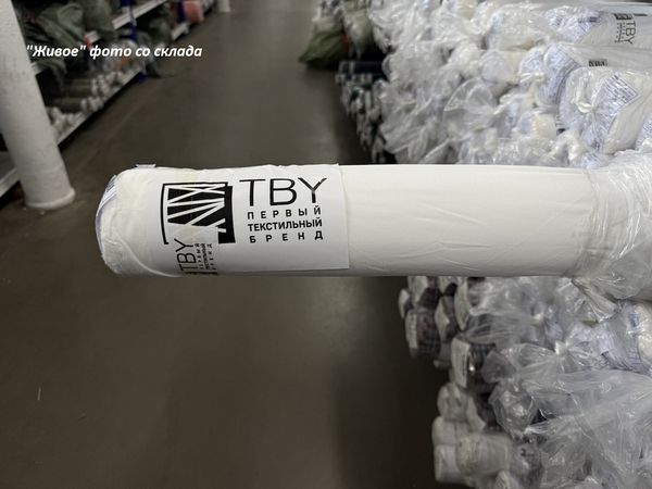 Батист 72 г/м², 150 см / 25 метров, TBY.Bt.01 цв.белый