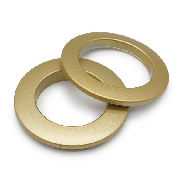 Люверсы шторные ⌀35 мм, с многоуровневым замком цвет № 4 золото, 10 шт