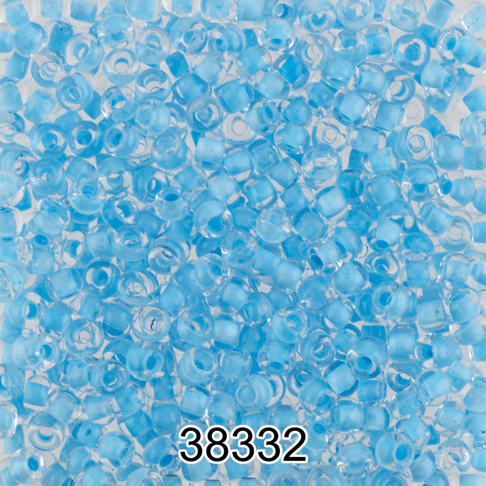 Бисер Preciosa круглый 10/0, 2.3 мм, 500 г, 38332 (Ф590) св.голубой