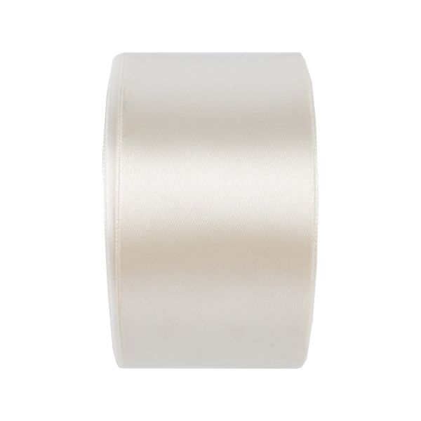 Лента атласная 1-сторонняя 50.0 мм / 33±2 метра, №0944/1 кремовый, Gamma