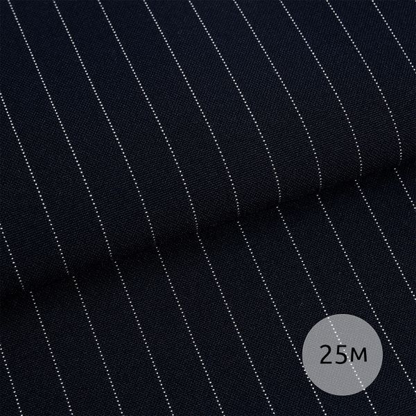 Габардин кач-во Фухуа 180 г/м², 150 см / 25 метров, в полоску, TBY.Gbf.st.24102.1.2, цв.02 т.синий
