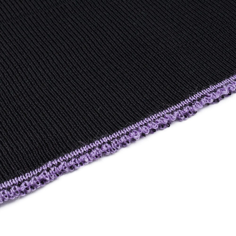 Подвяз средней плотности (100% полиэстер), 1*1, высота 14см (7см*2), длина 70-73см (8001 черный)