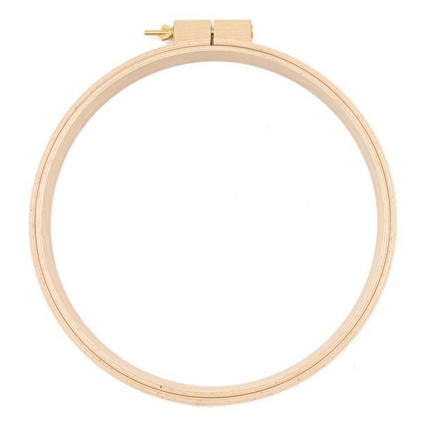 Пяльца для квилтинга круглые буковые с винтом, d 30см, выс. обода 24 мм, Nurge Hobby, 260-8