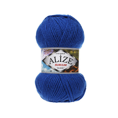Пряжа Alize (Ализе) Burcum Klasik / уп.5 мот. по 100 г, 210м, 141 василек A