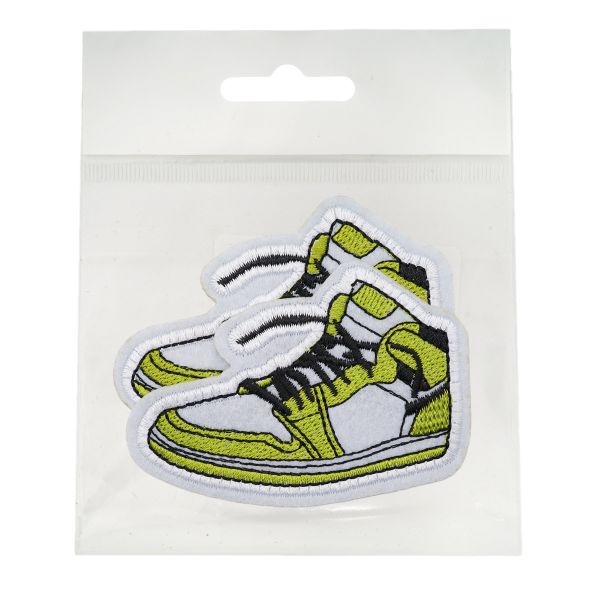 Термоаппликация КРОСЫ 80х60мм (Oliva (оливковый)), 2 шт, LA581