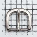 Пряжка ременная металл 35 мм (T.Silver) MR121, 3 шт