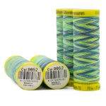 Нитки отделочные Gutermann Deco Stitch 70, multicolor, 70м, 9852, 5 катушек