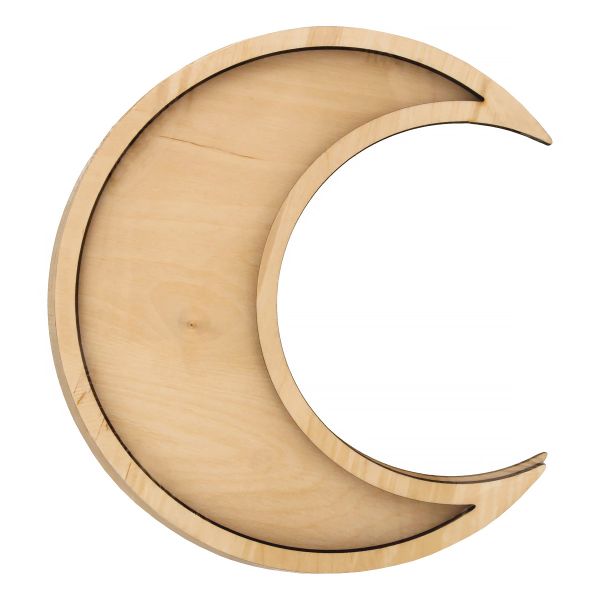 Форма для эпоксидной смолы фанера 0.3 см, Луна (18х20см.), Mr.Carving ВД-1172