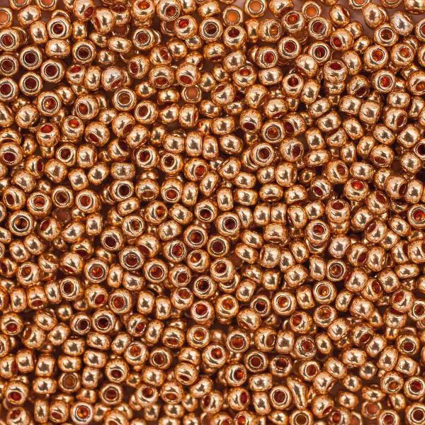 Бисер Preciosa solgel металлик 10/0 (2.3 мм), круг.отв., 500гр, 331-19001-10/0-18305