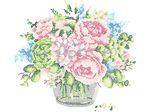 Алмазная (кристальная) мозаика Фрея, Нежный букет, 40х30 см