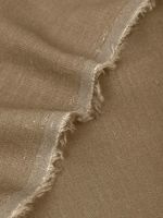 Льняная ткань 190 г/м², 140 см / 2 метра, TBY.Li.1002.48, 48 бежевый