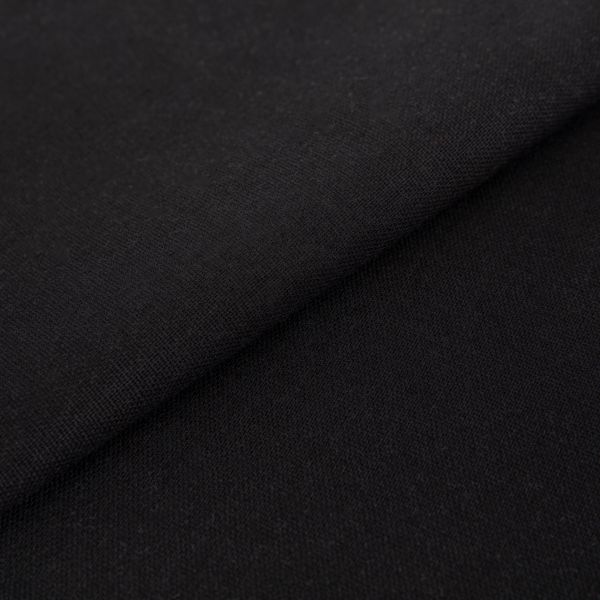 Льняная ткань 175±5 г/м², 150х140 см, №008 черный, Gamma 3070N