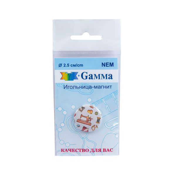 Игольница магнитная №09 Швейная машина, Gamma NEM