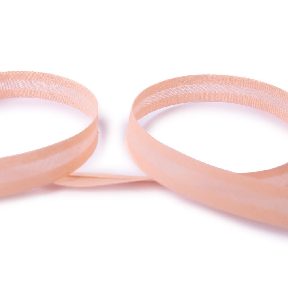 Косая бейка хлопковая 15 мм / 132±1 метра, 090 абрикосовый, Blitz BKE-15C